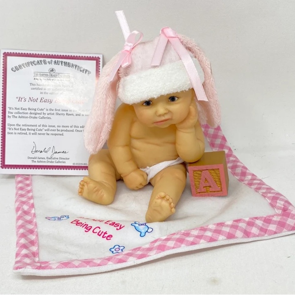Ashton Drake Hats Off to You Collection “It’s Not Easy Being Cute” Baby